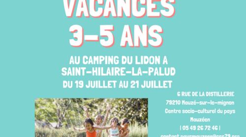 Camps de Vacances : de 3 à 14 ans