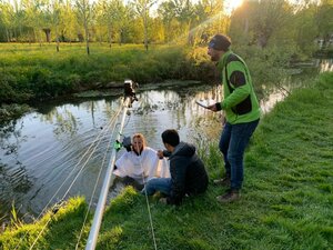 Tournage d’un film au Lavoir d’Usseau