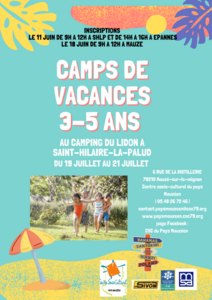 Camps de Vacances : de 3 à 14 ans